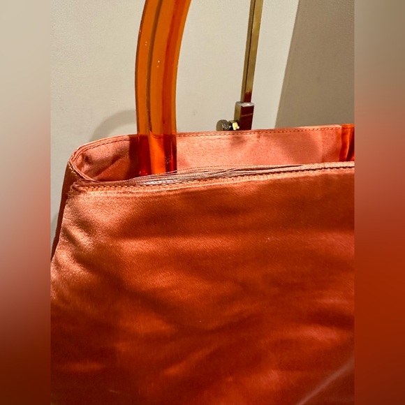 Prada Raso (Orange) Plex Tote w/card - Picture 15 of 16